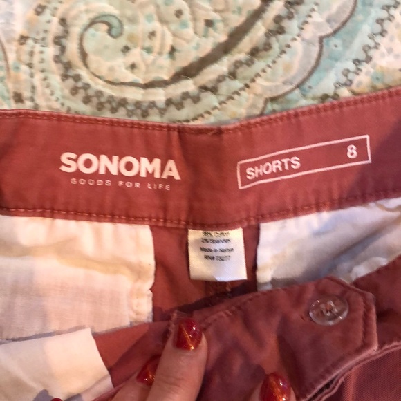 Sonoma Pink Shorts, Sz 8. - Picture 2 of 3